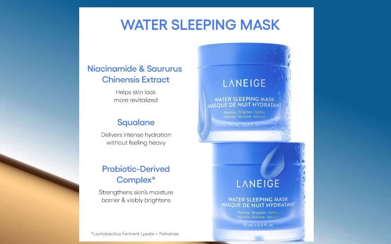 LANEIGE Water Sleeping Mask-Key Ingredients