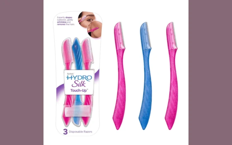 Schick Hydro Silk Touch-Up Dermaplaning Tool with Precision Cover, 3ct