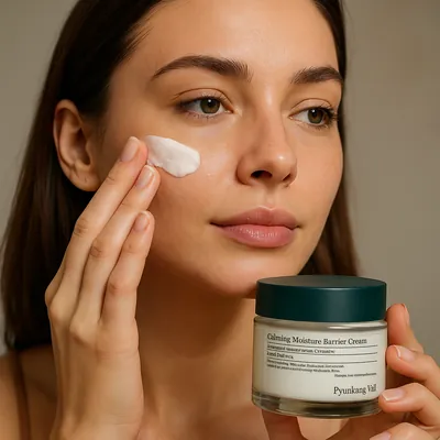 Skincare Routine for Sensitive Skin 2 Moisturizing Cream Application