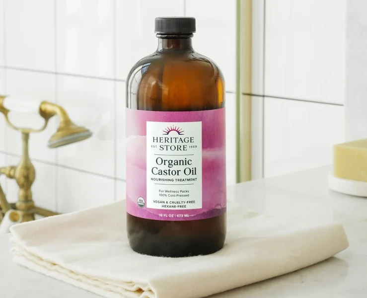 HERITAGE STORE Organic Castor Oil HERITAGE STORE Organic Castor Oil