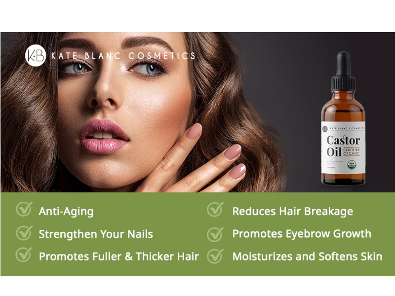 Kate Blanc Cosmetics Organic Castor Oil Features