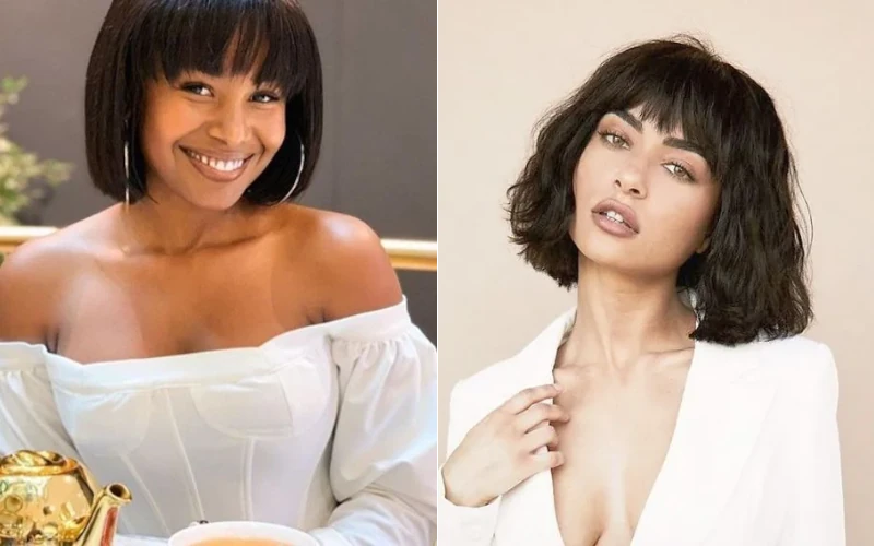 Stylish Bob Haircuts with Bangs 1 Stylish Bob Haircuts