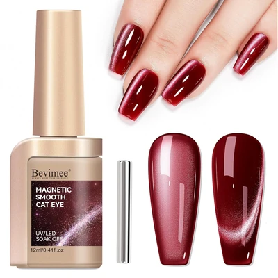 Nail Colors for Over 50 4 Bevimee Gel Nail Polish Burgundy Red Wine