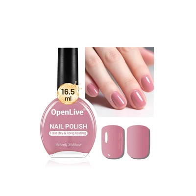 Nail Colors for Over 50 29 Dusty Rose Nail Polish Large Volume Quick Drying Light Pink Nail Polish