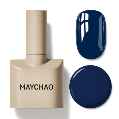 Nail Colors for Over 50 10 MAYCHAO 15ML Blue Gel Nail Polish 1Pc Navy Blue Gel Polish