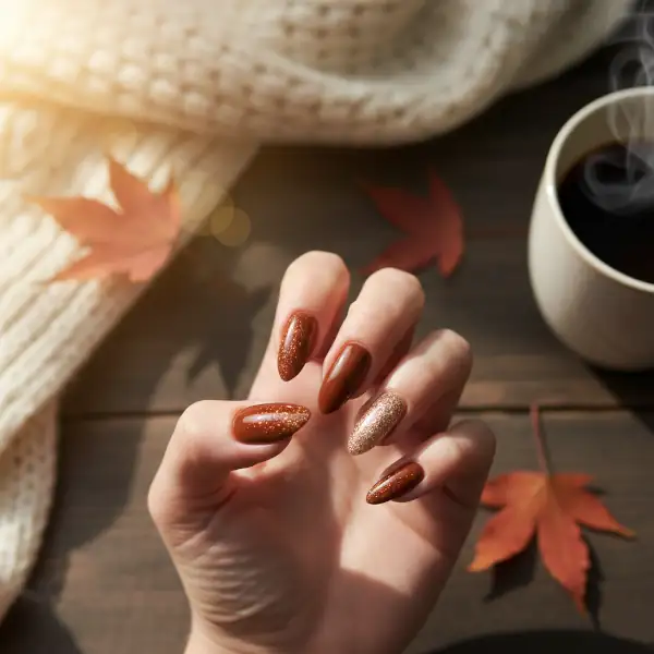 Fall Nails Color Ideas 4 My Shiny Autumn Secret Nails